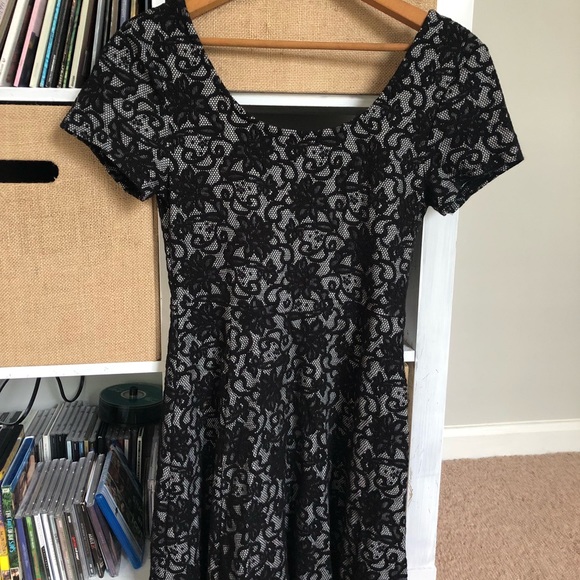 Black Printed Dress - Picture 1 of 1
